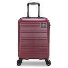Roots - Chalet 19 po Valise de cabine rigide - Merlot-Fabriqué à partir d'un matériau ABS léger de haute qualité et idéalement conçu pour faire face aux chocs lors des voyages, et aux événements météorologiques.