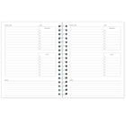 Blueline – Planificateur non daté, 9 1/4 x 7 1/4 po, noir, anglais (B310.81)-270 pages avec microperforations