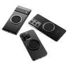 OhSnap - Snap 4 Luxe Support/Prise Extensible Pour Téléphone Cellulaire, Noir Obsidienne-7