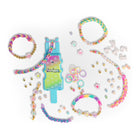 Rainbow Loom - Kit Tresses et Perles-Comprend 2000 bandes colorées, 390 perles scintillantes et des outils pour créer des accessoires personnalisés à l'infini