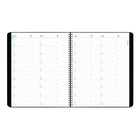 Blueline - 2026 Agenda mensuel Essential 16 mois - 11" x 9-1/16" - Noir - Bilingue-Section pour numéros de téléphone et adresses