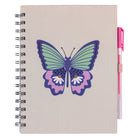 Pep Rally - Cahier de notes scintillant et stylo - 5,9 l x 7,9 po H - Bohémien doux - Bilingue-Boucle pour stylo et stylo à encre gel rose inclus