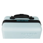 Reebok - Collection Captain Valise de cabine à Coque Rigide 21.50 po - Aqua-Doublure signature avec panneau de séparation, poches pratiques et sangles de serrage pour garder le contenu organisé et en place