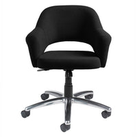 Nightingale - Chaise design Tonik - Noir-Mécanisme d'inclinaison pivotant avec réglage pneumatique de la hauteur, verrouillage de l'inclinaison à une position et contrôle de la tension