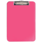 Staples Planchette à pince translucide - 9 x 12 po - couleurs assorties-Un clip de pliage solide maintient les papiers en toute sécurité