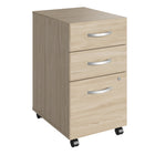 Bush Business Furniture - Studio C Classeur mobile à 3 tiroirs, orme naturel (SCF216NESU)-Le classeur mobile à 3 tiroirs est livré entièrement assemblé pour votre commodité