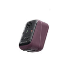 Motorola - Moniteur bébé portable audio PP12 voyage avec pochette de voyage - Violet-Puissance : 2 x piles rechargeables AAA par unité (4 au total)