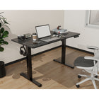 Uplite Cadre de Bureau électrique Assis-debout - Noir-Dimensions de cadre – Assis: 90cm(L) x 50cm(W) x 72cm(H)