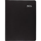 Staples - Agenda hebdomadaire/mensuel 2026 - 11 po H x 8 po l - couleurs assorties - bilingue-Hebdomadaire : une semaine sur deux pages et section de notes dans le haut à droite, mensuel : un mois sur deux pages avec reference du mois passe / present / futur, format bloc et section de notes sur le côte