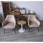 Brassex - Chaise d'appoint 384520 - beige vintage-Finition de couleur riche