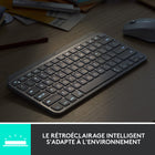 Logitech - MX Keys Mini Minimaliste Clavier Sans Fil Illuminé - USB-C - Noir-Nécessite la technologie Bluetooth Low Energy, Windows 10, 11 ou versions ultérieures, macOS 10.15 ou versions ultérieures, Linux, Chrome OS, iOS 13.4 ou versions ultérieures, iPadOS 14 ou version ultérieure, AndroidTM 5.0 ou version ultérieure
