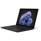 Microsoft - Ordinateur tactile Surface 6 pour entreprise 13,5 po, Ultra 7, SSD 1 To, 64 Go RAM, Windows 11 Pro, Bilingue, Noir-Travaillez en déplacement avec jusqu'à 18,5 heures d'autonomie. La charge rapide est disponible via les ports.