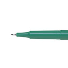 Pilot - Stylos Fineliner – 1,2 mm – vert – paquet de 12-Pointe durable en plastique rigide dans un barillet en laiton plaqué de nickel