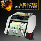 Kolibri - Compteur de devises à coupures mixtes (CAD/USD) avec détection avancée des contrefaçons-Modes MÉLANGER, TRIER, COMPTER, AJOUTER, BATCH. Plusieurs modes et fonctions pour tous les besoins de comptage d'argent des entreprises