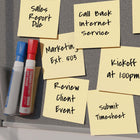 Staples - Blocs de feuillets ultra-autocollants, 3 x 3 po, collection Sunshine, paquet de 12-La collection Sunshine ajoute une touche de couleur à vos notes