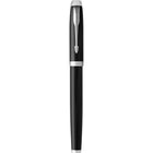 Parker − Stylo à bille IM − laqué noir avec bordure chromée − pointe fine − encre noire-7