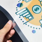 Staples® – Protège-feuilles épais transparents, paq./100-Chargement sur le dessus