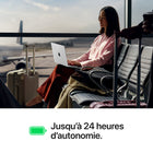 Apple - Portatif MacBook Pro 14 po - puce M5 - SSD 512 Go - Mémoire unifiée 16 Go - Noir Infini - Anglais-SI VOUS AIMEZ IPHONE, VOUS ALLEZ ADORER MAC – Mac fonctionne en parfaite synergie avec vos autres appareils Apple. Affichez et contrôlez votre téléphone sur votre Mac grâce à la recopie d’iPhone. Copiez une image sur iPhone et collez-la sur votre Mac, ou utilisez Mac pour texter dans Messages et répondre à des appels FaceTime