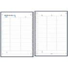 Five Star - Agenda scolaire hebdomadaire/mensuel détail floral 2025-2026 - 11 po H x 8 1/2 po l - violet - bilingue-Format des pages : 11 po H x 8 1/2 po l