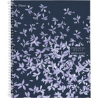 Five Star - Agenda scolaire hebdomadaire/mensuel détail floral 2025-2026 - 11 po H x 8 1/2 po l - violet - bilingue-12 mois : juillet 2025 à juin 2026