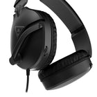 Turtle Beach - Casque de jeu Recon 70 - Multiplateforme - Noir-Coussinets de qualité supérieure - Les coussinets enveloppés de cuir synthétique offrent un confort accru, une meilleure réponse dans les basses et une meilleure isolation phonique