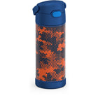 Thermos - Bouteille FUNtainer avec paille - 410 ml - Camouflage numérique-Couvercle à bouton-poussoir et à paille escamotable
