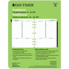 Day-Timer - Recharge datee 2026 1 page/jour folio - 11 po H x 8 1/2 po l - bilingue-Comprend un repertoire d'adresse et de telephone, des pages de planification avancee et 12 formulaires mensuels de kilometrage / depenses d'auto