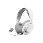 SteelSeries - Arctis Nova 3P - Casque de jeu sans fil pour PlayStation 5 - Blanc-Confort et durabilité: Pesant seulement 260 g, avec un bandeau extensible et plusieurs points d’ajustement, oubliez les maux de tête causés par les casques. Le design à double charnière ajoute une durabilité accrue