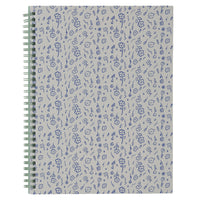 Staples - Carnet à spirales - Motif floral-8" x 10", ligné