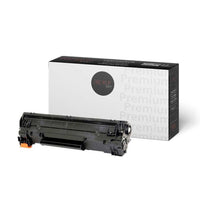 Premium Tone - Cartouche de toner Compatible - HP CF283X - Rendement élevé - Noir-Couleur : Noir