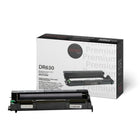 Premium Tone - Cartouche de toner Compatible - Brother DR630 ,DR-630 - Rendement standard - Noir-Couleur : Noir