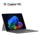 Microsoft - Surface Laptop Copilot+ PC 12 po Laptop - Snapdragon X Plus - 256 Go SSD - 16 Go RAM - Platine-Productivité du portable - Lorsqu’elle est jumelée au clavier* Surface Pro de 12 pouces, la Surface Pro se transforme en un portable Windows mince et léger avec une expérience de frappe et de pavé tactile confortable
