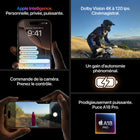Apple - iPhone 16 Pro 6,3" - 128 Go - Titane désert - Bell et Virgin Plus-Personnalisez Votre iPhone: Avec iOS 18, donnez la couleur de votre choix aux icônes de l'écran d'accueil. Retrouvez vos images préférées plus rapidement dans l'app Photos repensée. Et ajoutez des effets animés amusants à n'importe quel mot, phrase ou émoji dans un iMessage