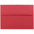 JAM Paper - Enveloppes d'invitation colorées A7 - 5,25 x 7,25 - rouge recyclé - Paquet de 50-Nos enveloppes sont fabriquées à partir de 30 % de papier recyclé de 24 lb et comportent une fermeture en gomme à rabat droit avec une finition lisse