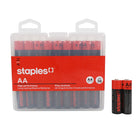Staples - Technologies - AA Alcaline Batterie, Paquet de 36-Type De Pile: Alcaline Batterie