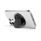 OhSnap - Snap 4 Luxe Support/Prise Extensible Pour Téléphone Cellulaire, Noir Obsidienne-Aussi mince qu'une pièce de monnaie