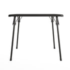 Flash Furniture – Table à carte pliante de 33,5 po, noir (DADYCZ152RGW)-Places assises jusqu'à 4 adultes