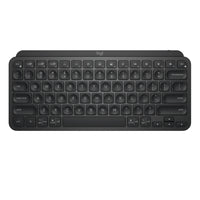 Logitech - MX Keys Mini Minimaliste Clavier Sans Fil Illuminé - USB-C - Noir-Clavier sans fil rétroéclairé minimaliste