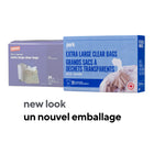 Perk - Sacs transparents pour feuilles et gazon - 31 po x 40 po - Paquet de 20-Paquet de 20