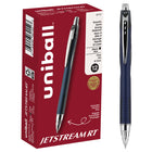 uniball - Stylos roller fins Jetstream RT - 0,7 mm - Encre noir - Paquet de 12-Les stylos JETSTREAM RT sont dotés d’une encre hybride qui offre la fluidité et l'éclat d'un stylo à encre gel sans sacrifier le séchage rapide vitesse d'un stylo à bille