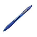 Zebra - Stylos à bille rétractables Z-Grip - 1.0 mm - bleu - paquet de 12-Design en plastique bleu fumé