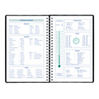 Blueline - 2025-2026 Planifi-Action agenda académique hebdomadaire/mensuel - 9-1/16 po x 5-7/8 po - Noir - Bilingue-Fabriqué avec 100% de papier postconsommation