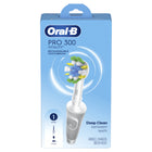 Oral-B - Brosse à dents électrique Pro 300 Vitalité avec brossette, rechargeable, blanc-Remplacer la brosse (tête) tous les 3 mois ou plus tôt si la tête est usée