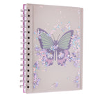 Pep Rally - Cahier de notes scintillant et stylo - 5,9 l x 7,9 po H - Bohémien doux - Bilingue-Revêtement en PVC transparent rempli de paillettes