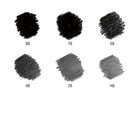 Staedtler – Crayon Lumograph, paquet de 6-Noir de jais