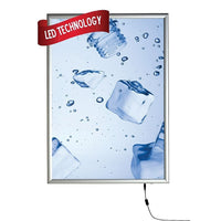 JJ – Cadre Snap rétroéclairé au DEL, 24 x 36 (LLEDSE2436S)-Cadre porte-affiche rétroéclairé