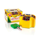Crayola® – Collection de crayons Ultime, couleurs variées, paq./152-Cette collection est accompagnée d'un panier jaune vif et d'un taille-crayon pour garder les crayons organisés et prêts pour la création