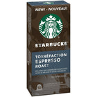Starbucks - Café Espresso pour système original Nespresso - paquet de 10-Les capsules de café Torréfaction Espresso Starbucks® par Nespresso® sont faites d’aluminium pour garantir la fraîcheur du café, et elles se recyclent facilement