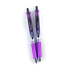Pentel - Stylos EnerGel à gel liquide rétractable - 0,7 mm - paquet de 2  -L’encre intense et vive sèche rapidement, sans bavures ni taches.