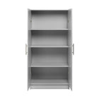 Prepac Elite 32" Armoire De Rangement-Gris Clair (GES-3264)-Fabriqué à partir de bois composite stratifié non toxique avec un solide support en MDF